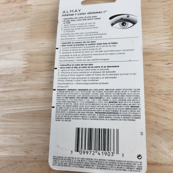 Almay intense i-color Shimmer-i Kit #423 Hazels Hazel All Day Wear New - Picture 3 of 3